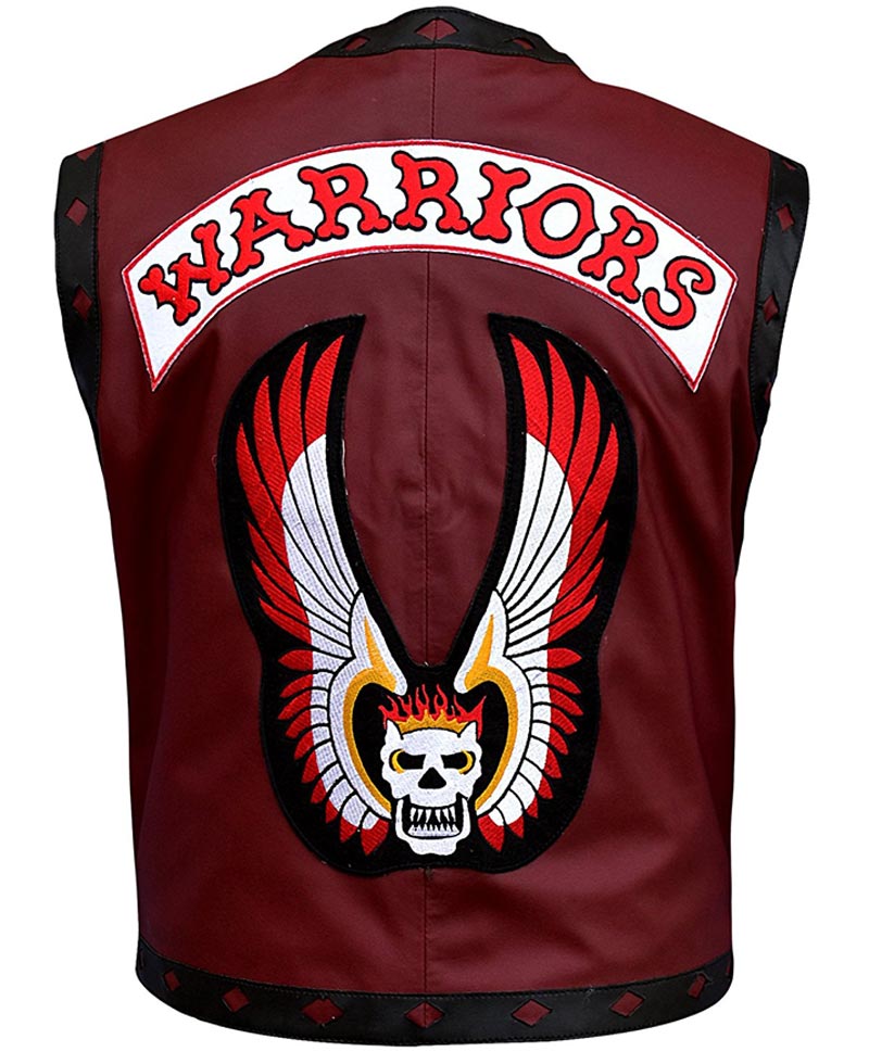 Best James Remar Warriors Leather Vest