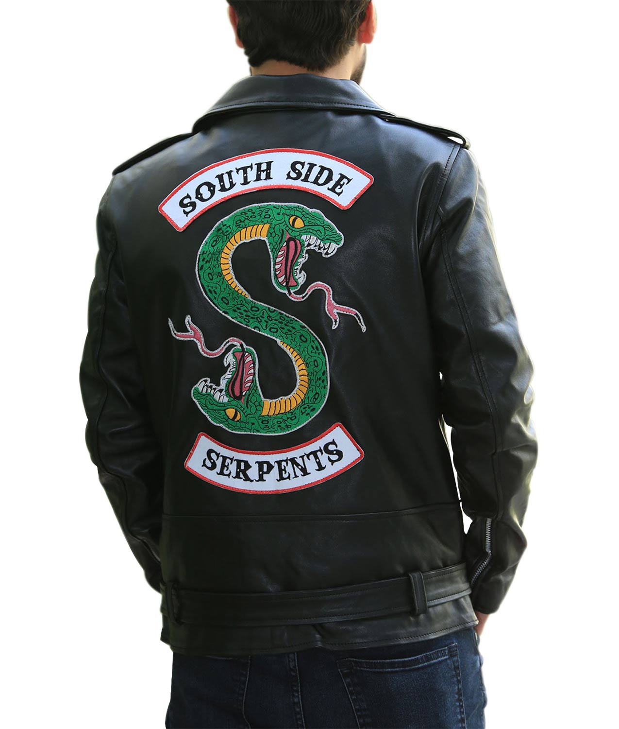 Riverdale Southside Serpents Jughead Jones Sprouse Black Leather Jacket