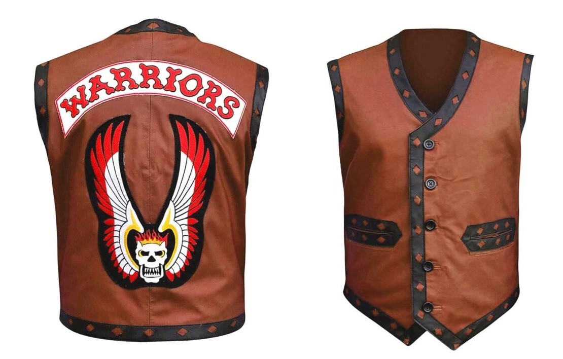 Warriors Leather Vest For Halloween Costume